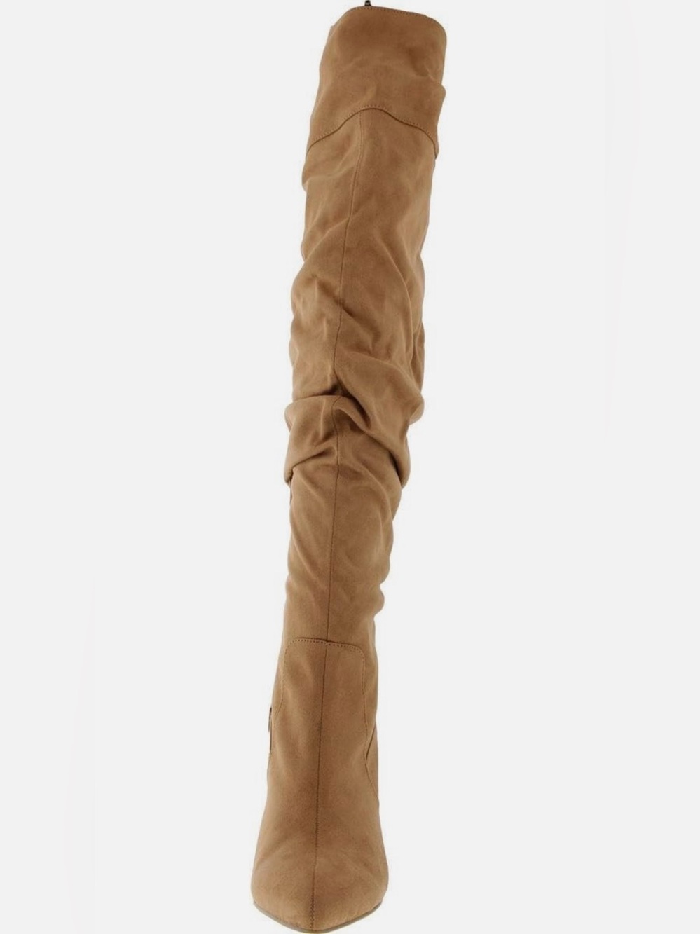 BCBGeneration Tan Slouch Over-the-Knee Stiletto Boots Size 8.5 - Picture 3 of 16